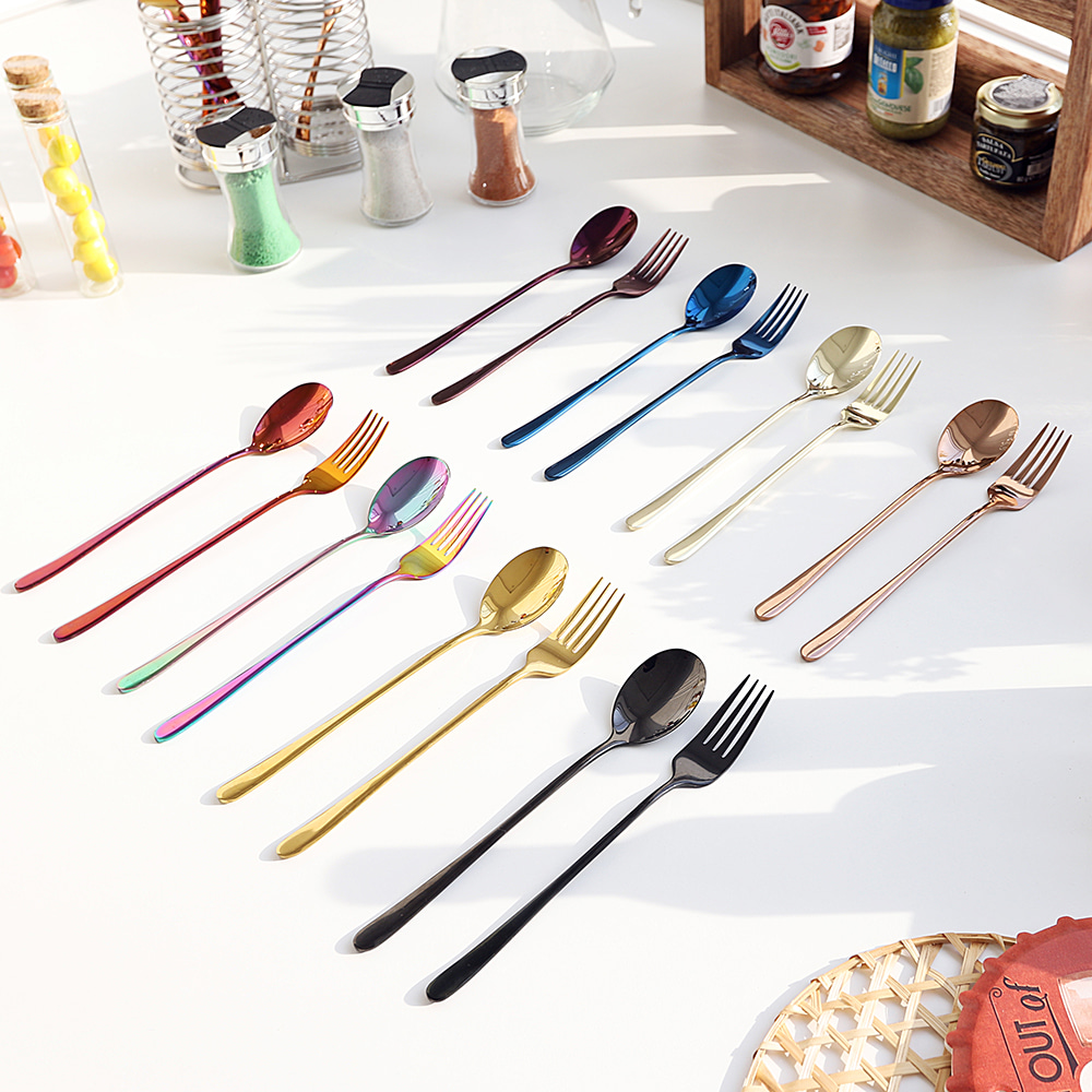 Spoon + Fork Set CLD015끌레오 CLEO