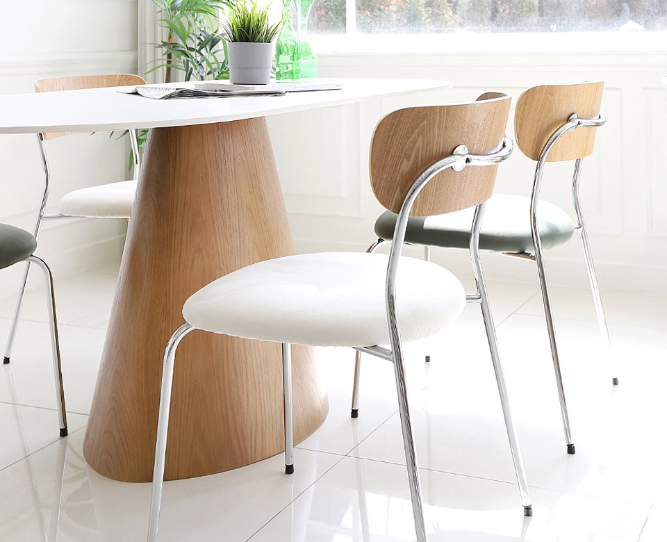 웨인 원목 가죽 철제 식탁 카페 의자 인테리어 디자인 라운지 체어 CL448끌레오 CLEO