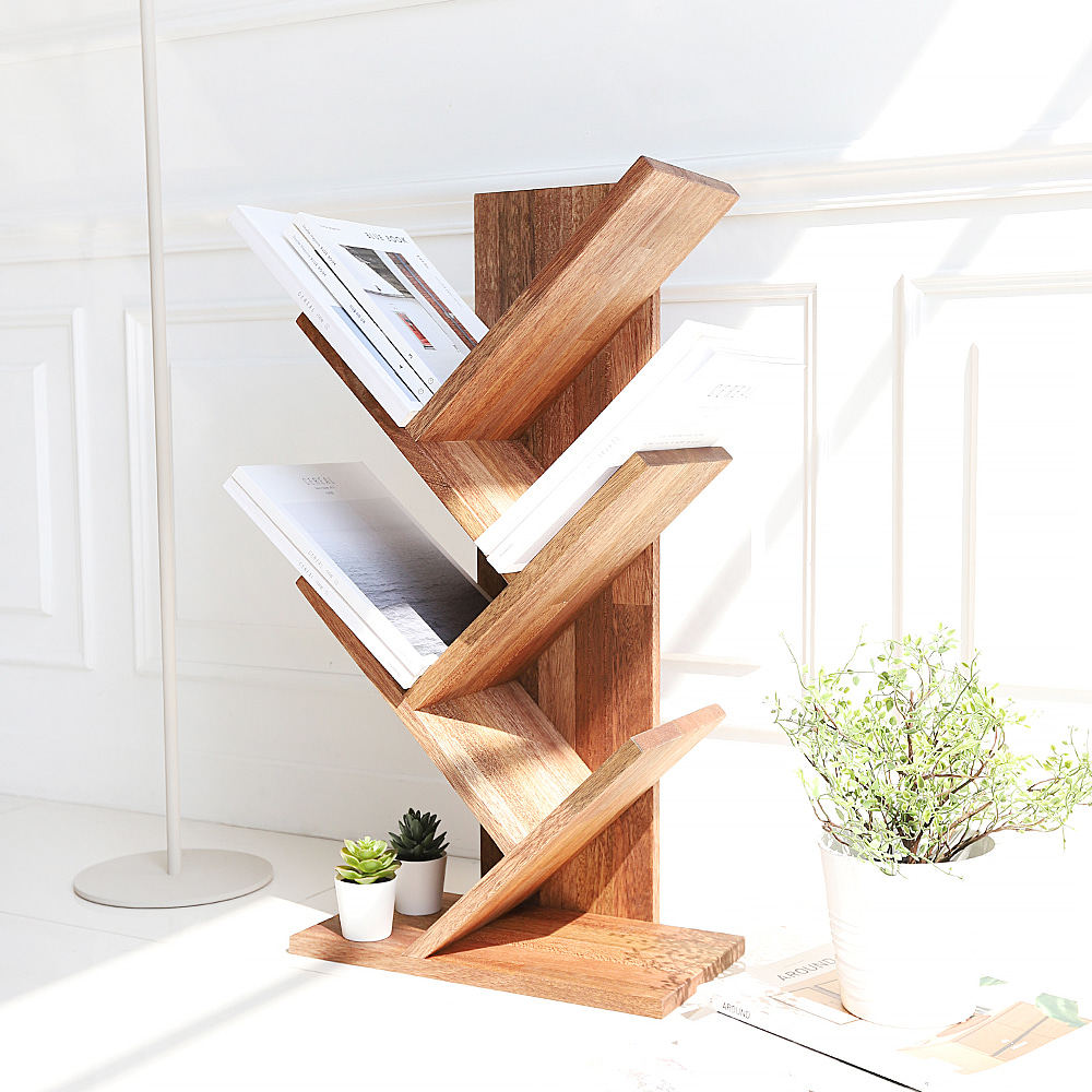 Diagonal Line Wood Book Stand CLD026끌레오 CLEO
